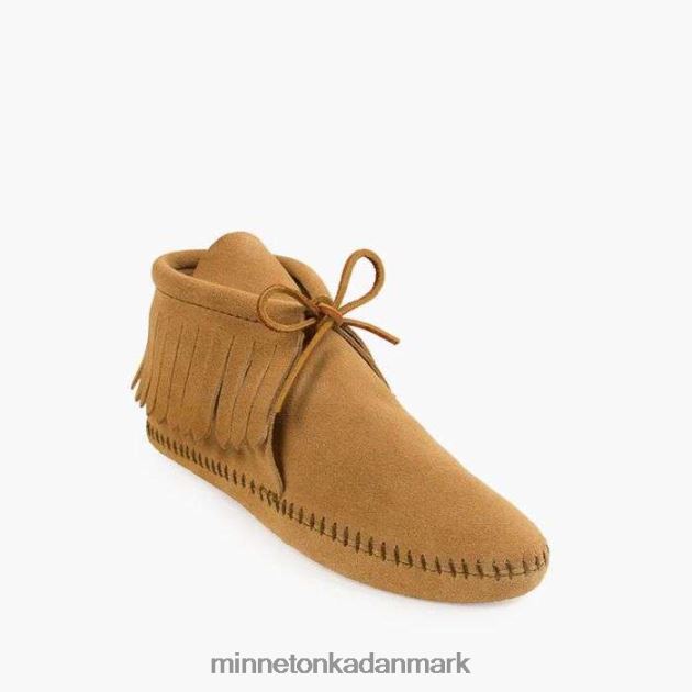 fodtøj tan Kvinder klassiske frynser blødsål støvle Minnetonka 44RZ20