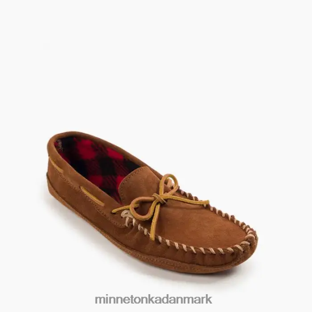 fodtøj Brun Mænd dobbeltbundet fleece Minnetonka 44RZ365