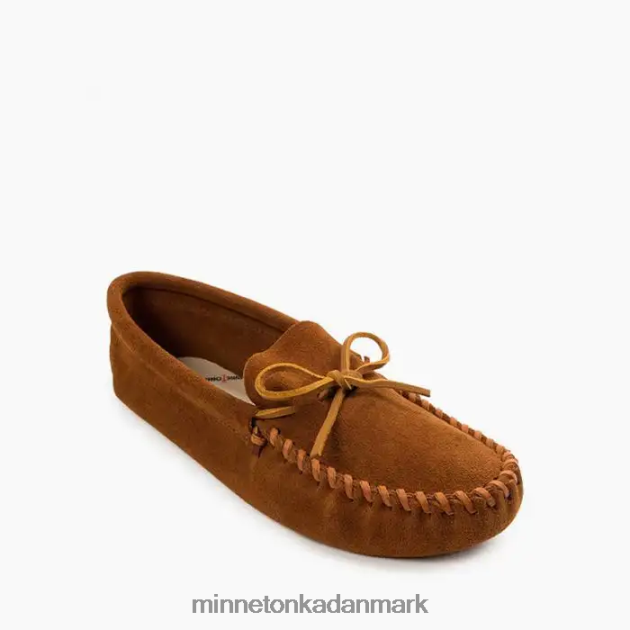 fodtøj Brun Mænd læder snøret blødsål Minnetonka 44RZ360