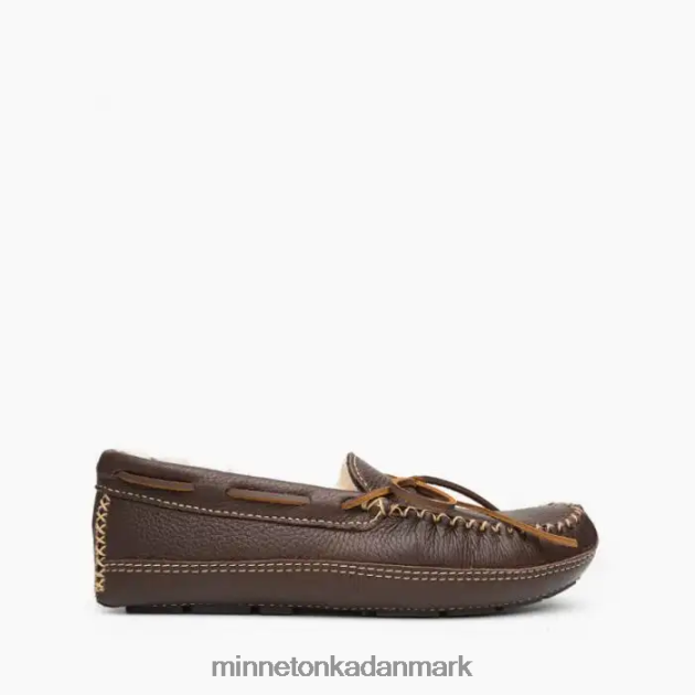fodtøj chokolade Mænd fåreskind elg tøffel Minnetonka 44RZ411