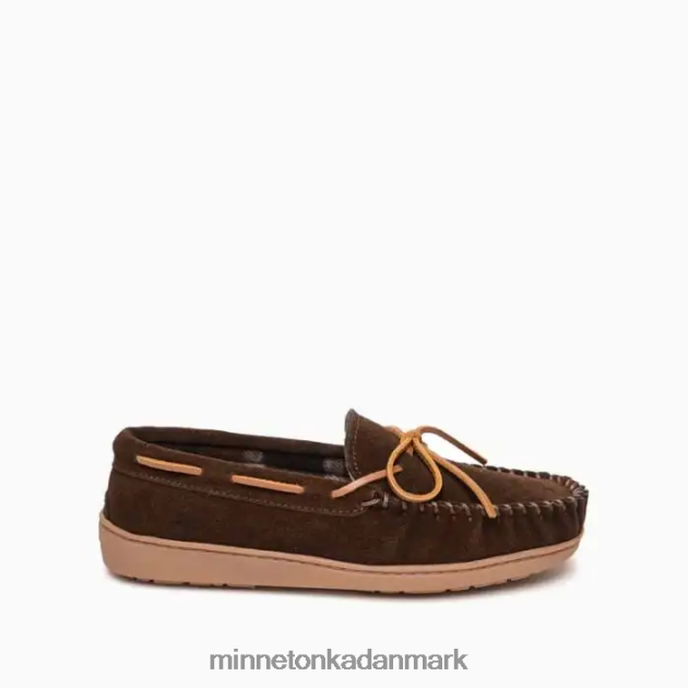 fodtøj chokolade Mænd plaid foret hårdsål Minnetonka 44RZ431