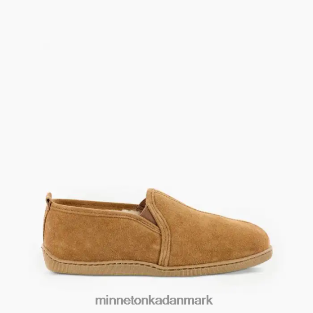 fodtøj gylden solbrun Mænd twin gore fåreskind Minnetonka 44RZ414