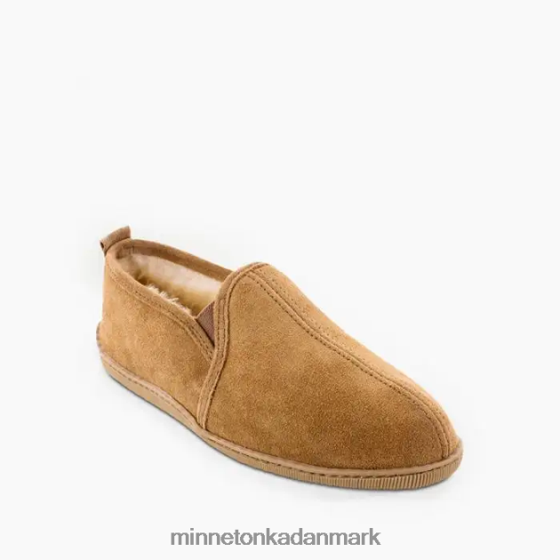 fodtøj gylden solbrun Mænd twin gore fåreskind Minnetonka 44RZ414