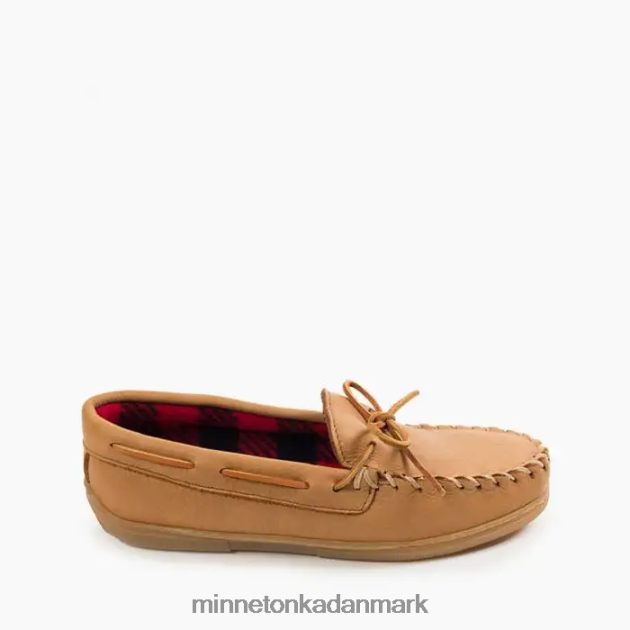 fodtøj naturlig Mænd moosehide fleece moc Minnetonka 44RZ438