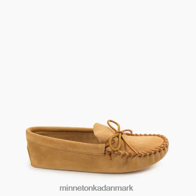 fodtøj tan Mænd læder snøret blødsål Minnetonka 44RZ361