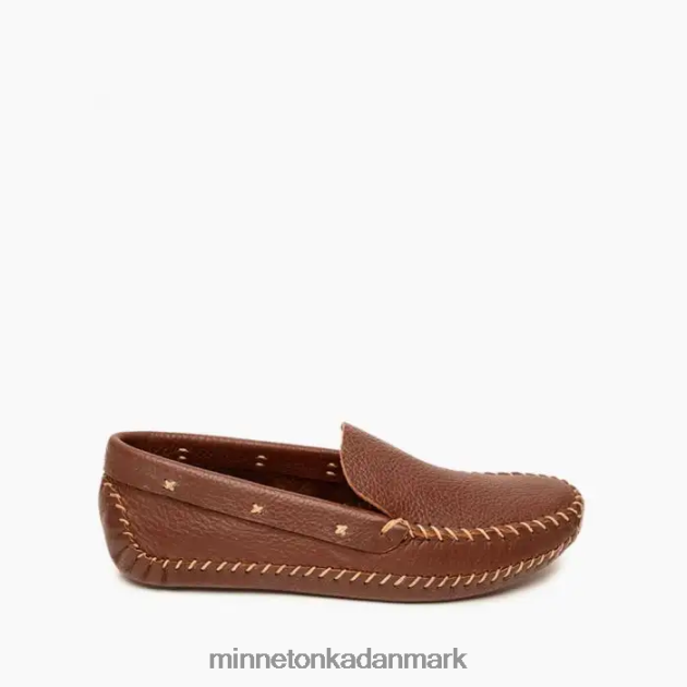 fodtøj Brun Mænd p.w. softsole drivende loafer Minnetonka 44RZ374