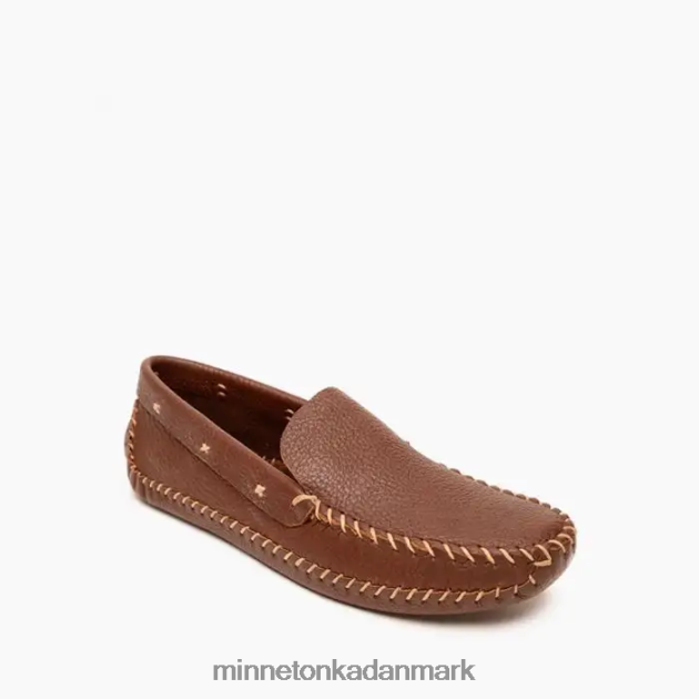 fodtøj Brun Mænd p.w. softsole drivende loafer Minnetonka 44RZ374