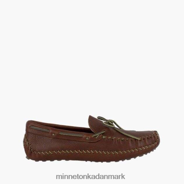 fodtøj brun/oliven Mænd p.w. kører moc Minnetonka 44RZ377