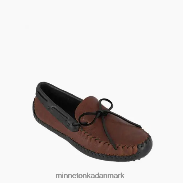 fodtøj brun overdel og sort underdel Mænd p.w. kører moc Minnetonka 44RZ390