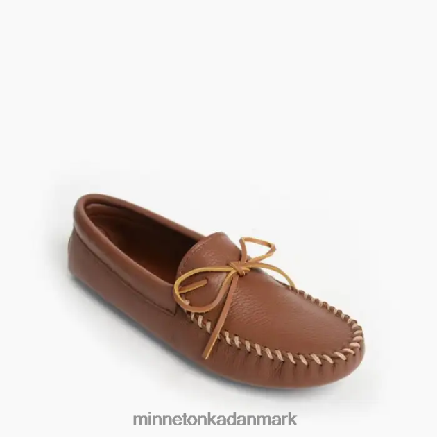 fodtøj karmel Mænd dobbelt deerskin blødsål Minnetonka 44RZ336