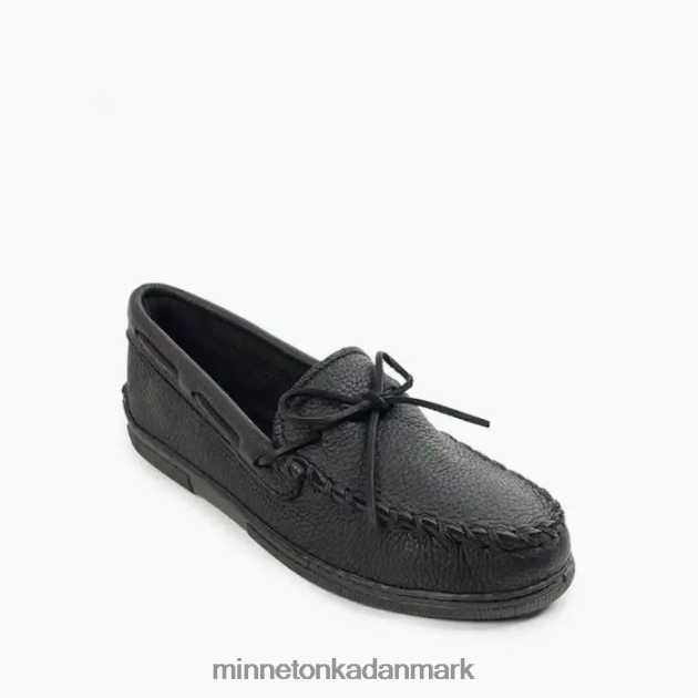 fodtøj sort Mænd moosehude klassiker Minnetonka 44RZ324