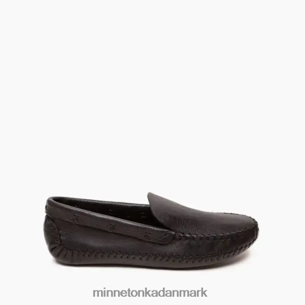 fodtøj sort Mænd p.w. softsole drivende loafer Minnetonka 44RZ372