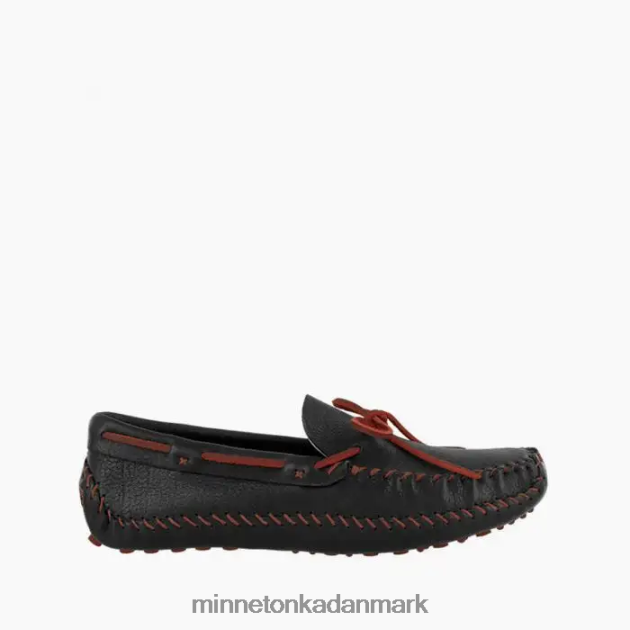 fodtøj sort/brandy Mænd p.w. kører moc Minnetonka 44RZ379