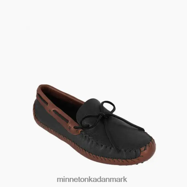 fodtøj sort overdel og brun underdel Mænd p.w. kører moc Minnetonka 44RZ389
