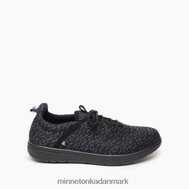 fodtøj sort Mænd øko på ny Minnetonka 44RZ446