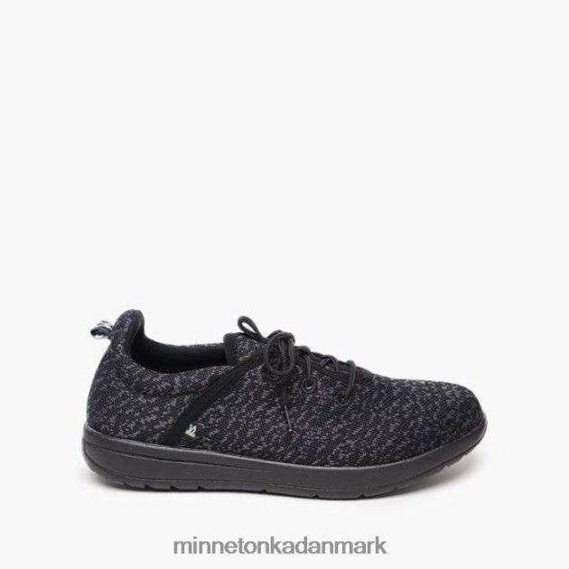 fodtøj sort Mænd øko på ny Minnetonka 44RZ451