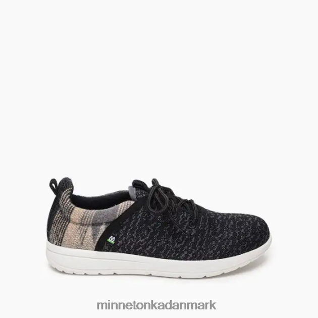 fodtøj sort multi Mænd øko på ny Minnetonka 44RZ452