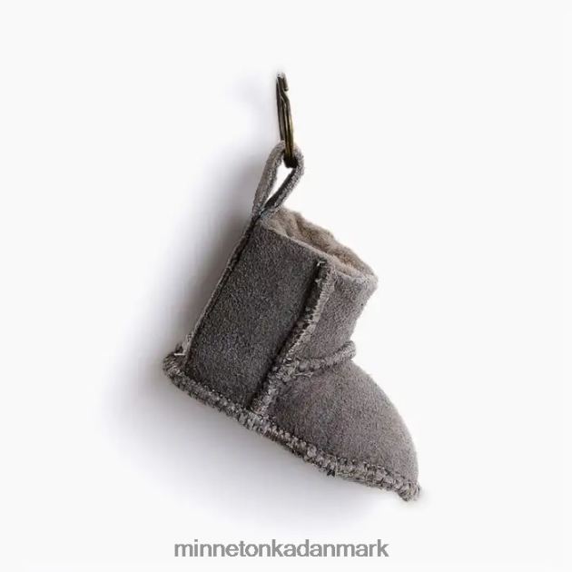 tilbehør grå unisex mini støvle nøgleringe Minnetonka 44RZ535