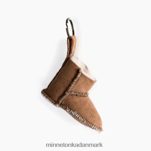 tilbehør tan unisex mini støvle nøgleringe Minnetonka 44RZ536